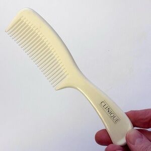 VTG/ Clinique Wide-Tooth Comb/ Hard Plastic Detangling Hair 7” Wet Dry
